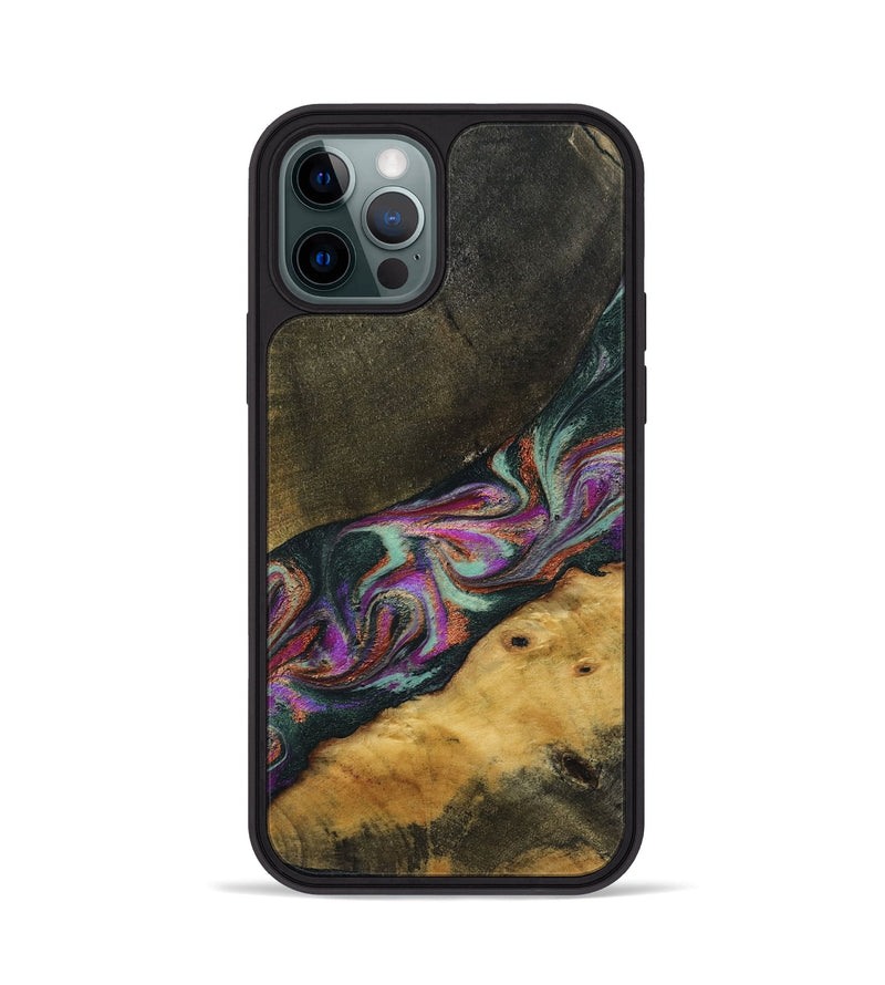 iPhone 12 Pro Wood Phone Case - Makaila (Green, 794008)
