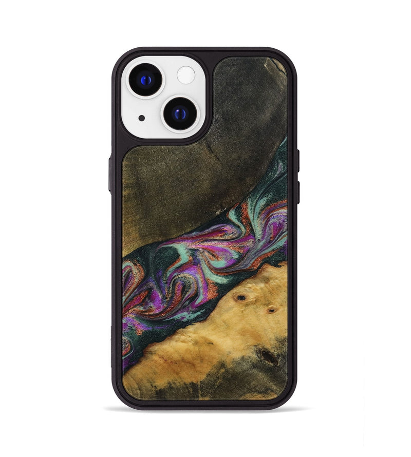 iPhone 13 Wood Phone Case - Makaila (Green, 794008)