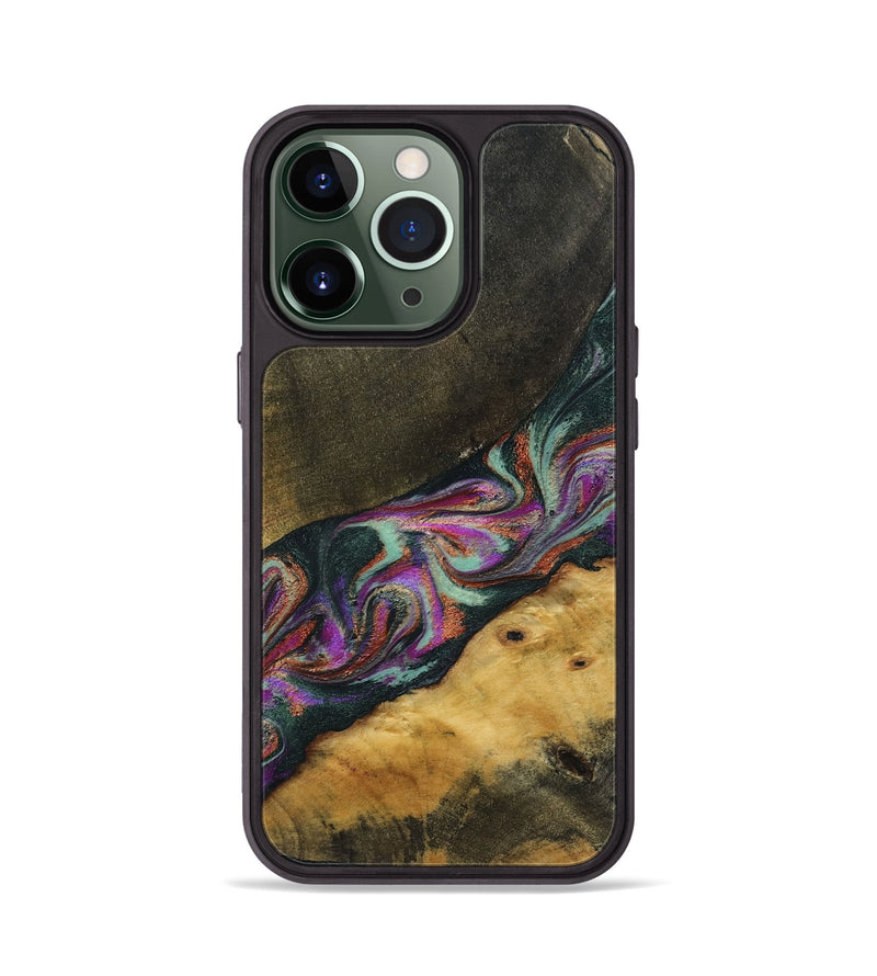 iPhone 13 Pro Wood Phone Case - Makaila (Green, 794008)