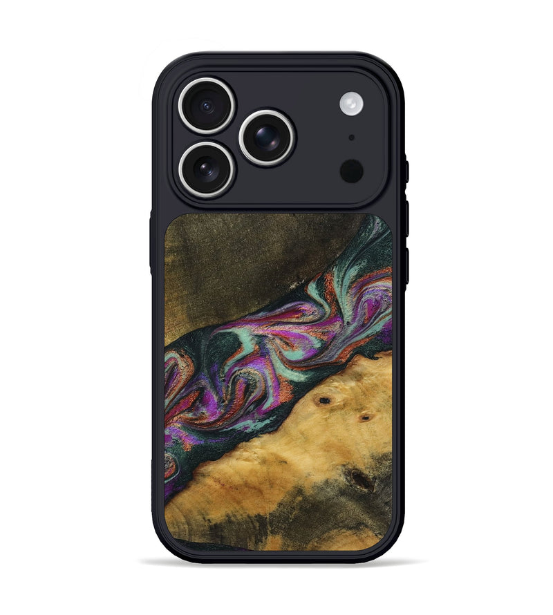 iPhone 17 Pro Wood Phone Case - Makaila (Green, 794008)