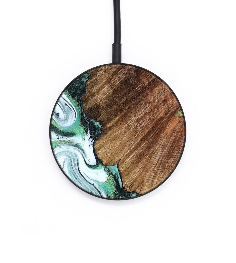 Circle Wood Wireless Charger - Althea (Green, 794010)