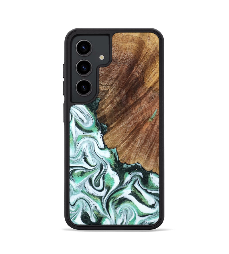 Galaxy S24 Wood Phone Case - Althea (Green, 794010)