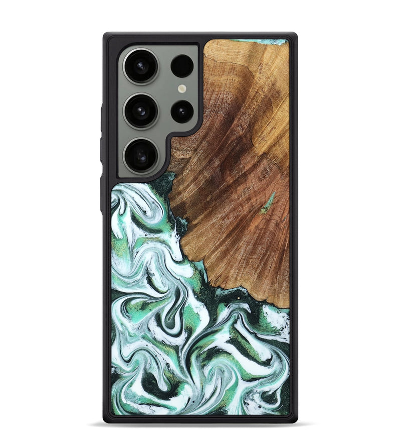 Galaxy S24 Ultra Wood Phone Case - Althea (Green, 794010)