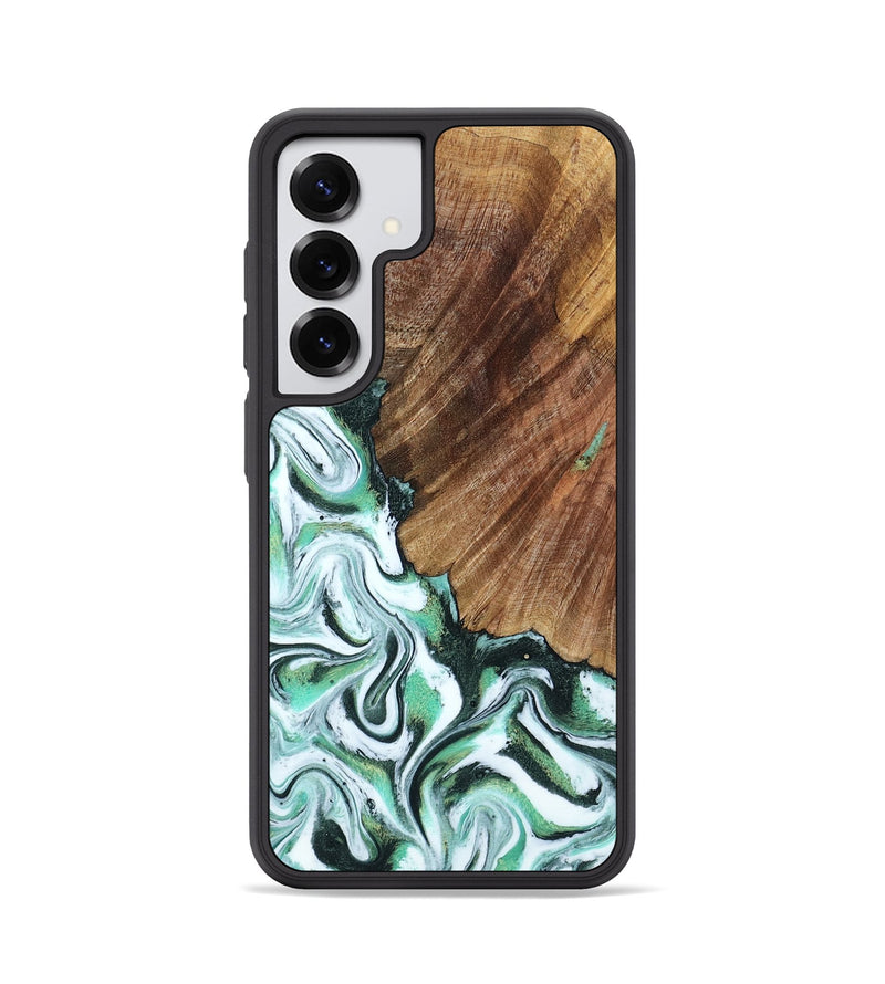 Galaxy S25 Wood Phone Case - Althea (Green, 794010)
