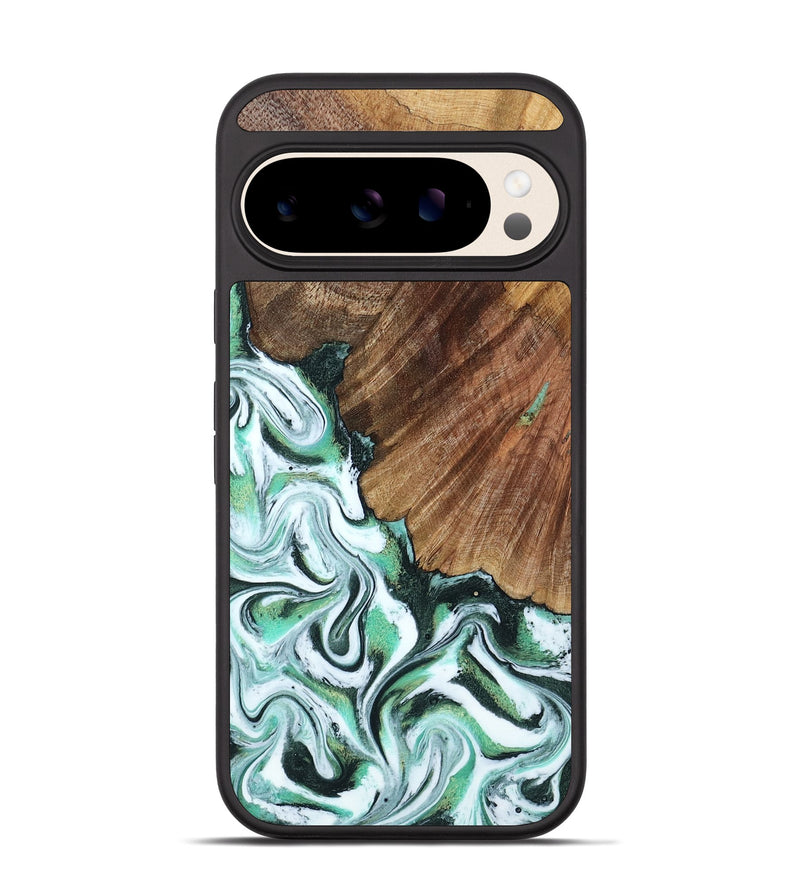Pixel 10 Wood Phone Case - Althea (Green, 794010)