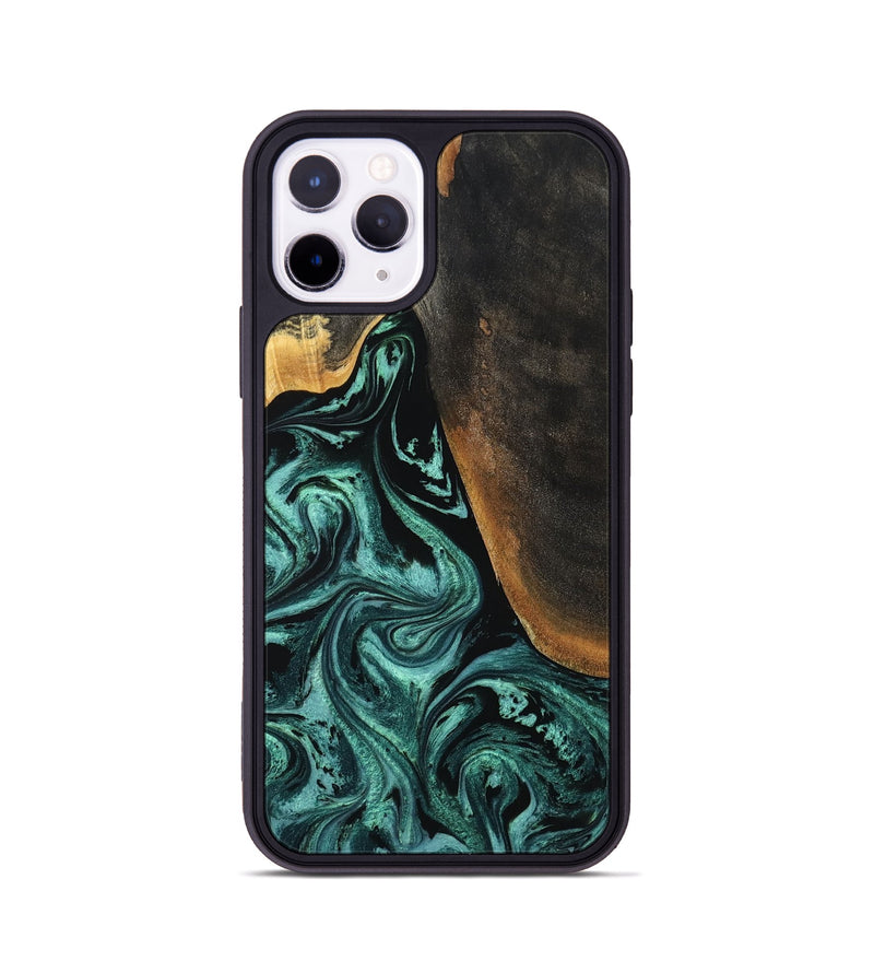 iPhone 11 Pro Wood Phone Case - Reyna (Green, 794011)