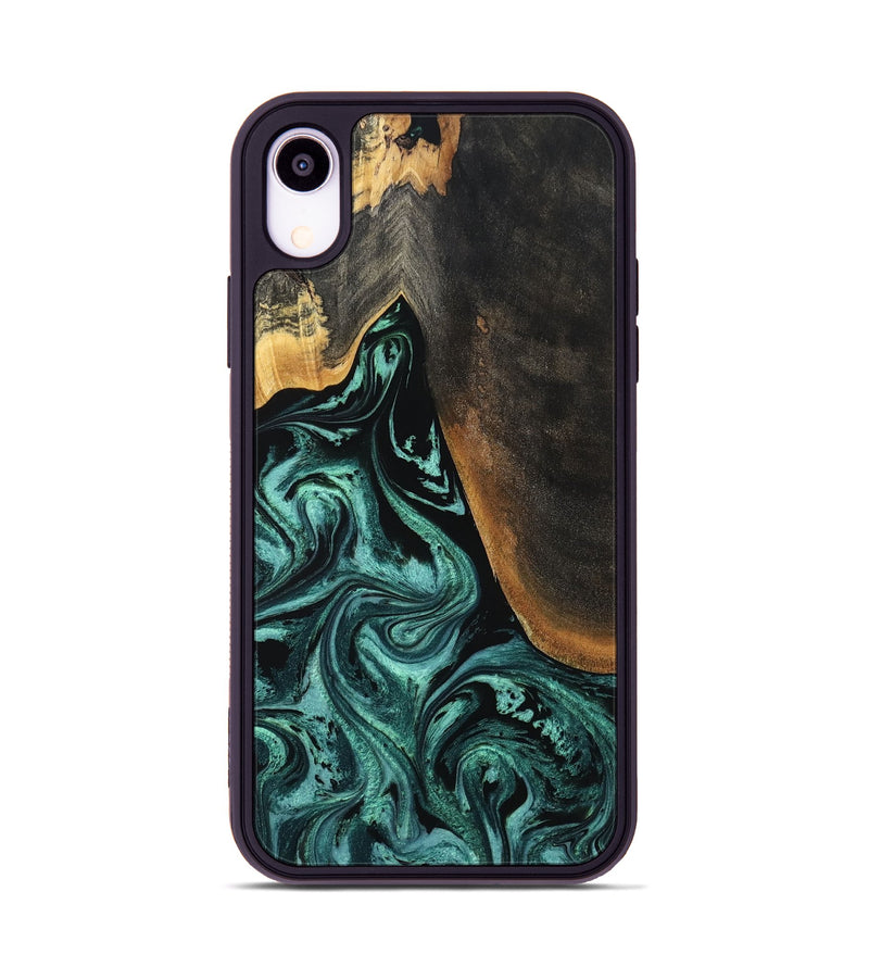 iPhone Xr Wood Phone Case - Reyna (Green, 794011)