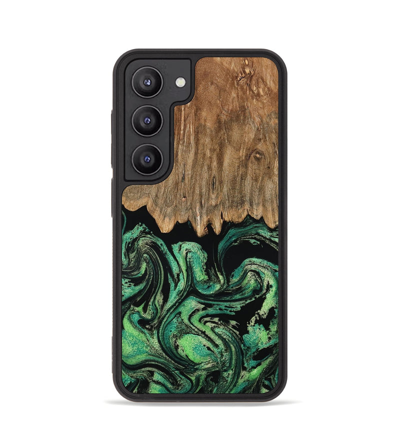 Galaxy S23 Wood Phone Case - Haiden (Green, 794016)