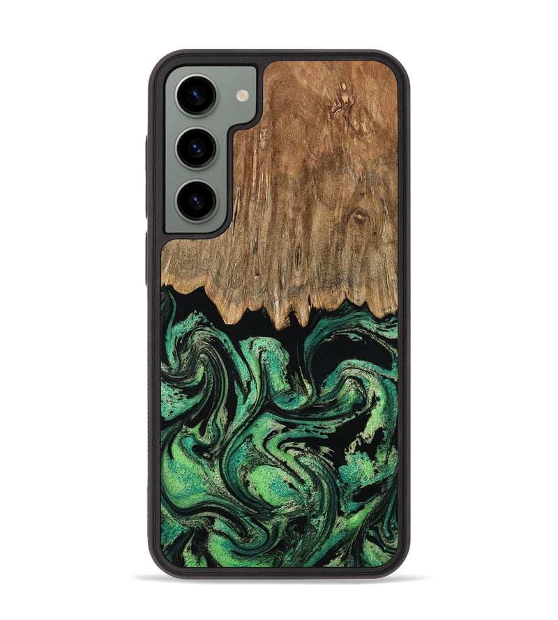 Galaxy S23 Plus Wood Phone Case - Haiden (Green, 794016)
