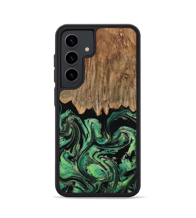 Galaxy S24 Wood Phone Case - Haiden (Green, 794016)