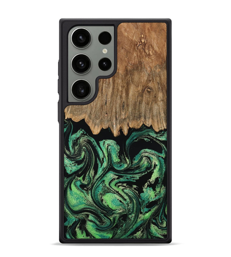 Galaxy S24 Ultra Wood Phone Case - Haiden (Green, 794016)