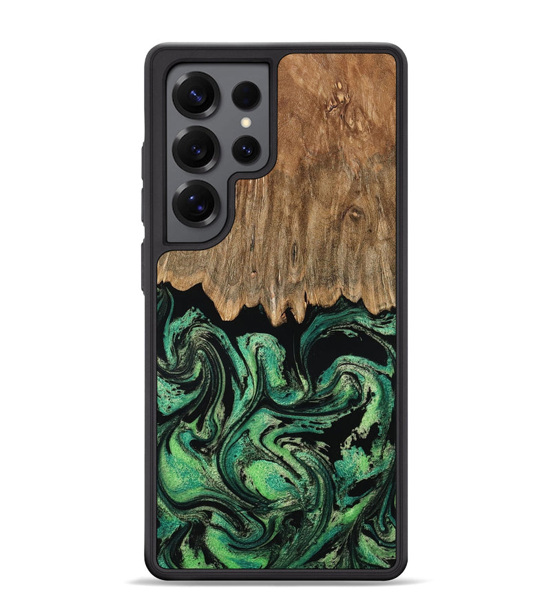 Galaxy S25 Ultra Wood Phone Case - Haiden (Green, 794016)