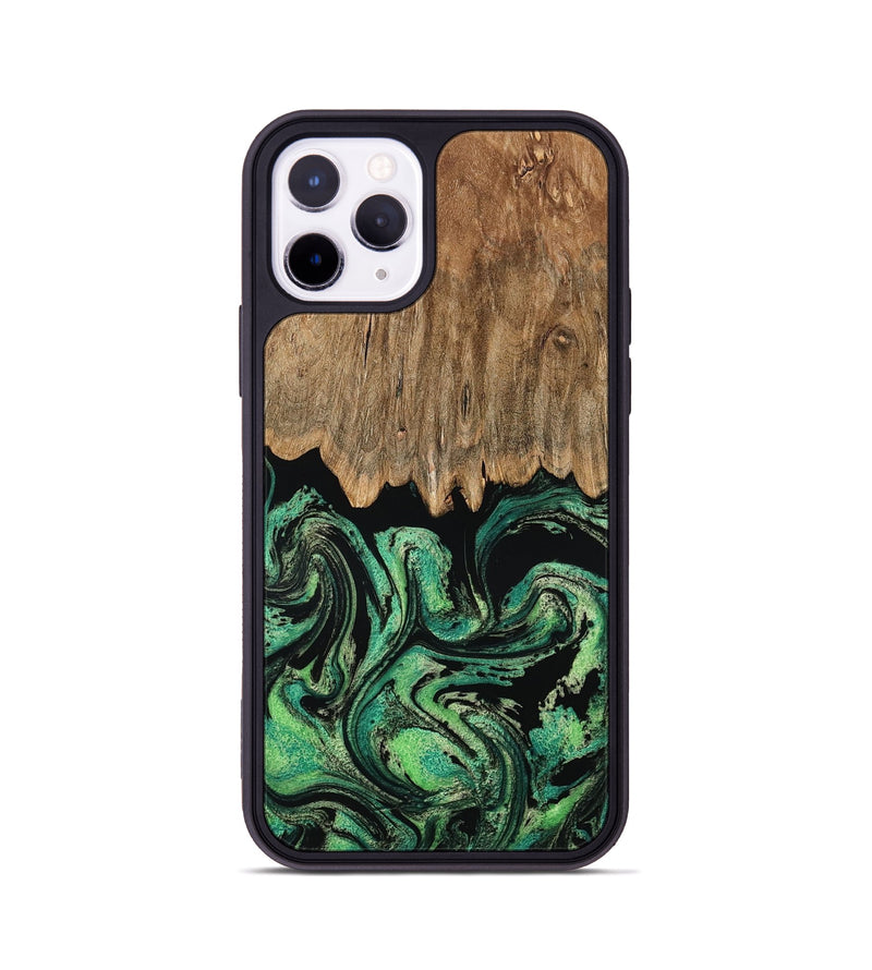 iPhone 11 Pro Wood Phone Case - Haiden (Green, 794016)