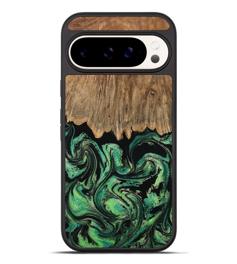 Pixel 9 Pro XL Wood Phone Case - Haiden (Green, 794016)