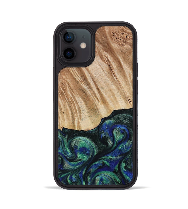 iPhone 12 Wood Phone Case - Orin (Green, 794019)