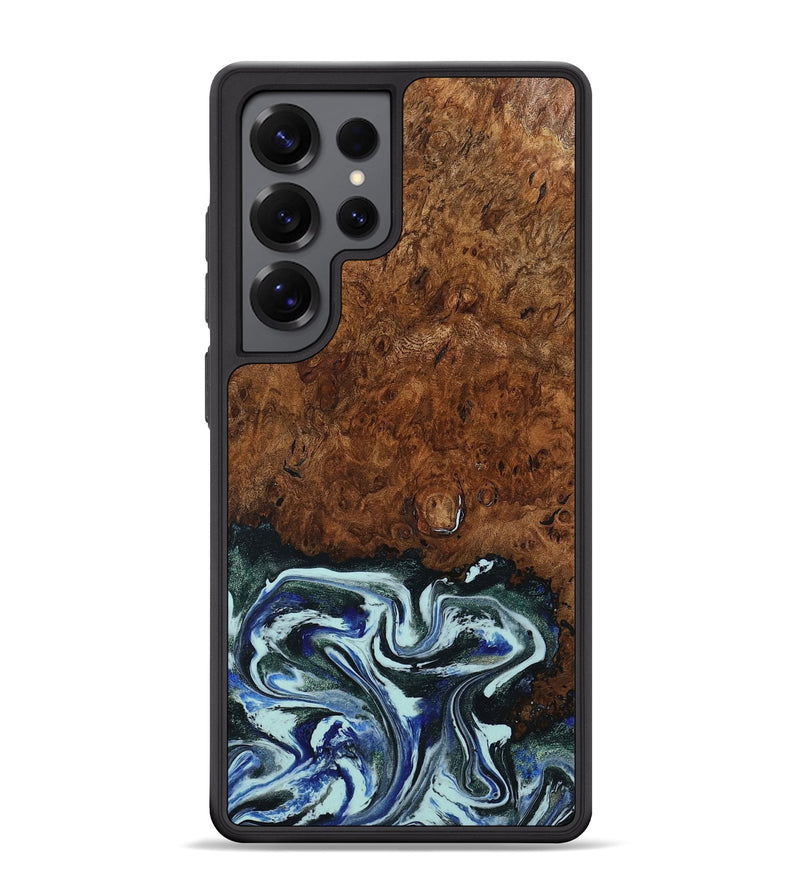 Galaxy S25 Ultra Wood Phone Case - Emmit (Blue, 794020)