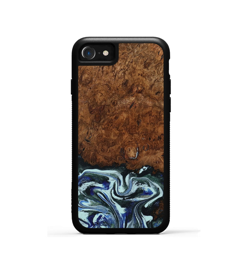 iPhone SE Wood Phone Case - Emmit (Blue, 794020)