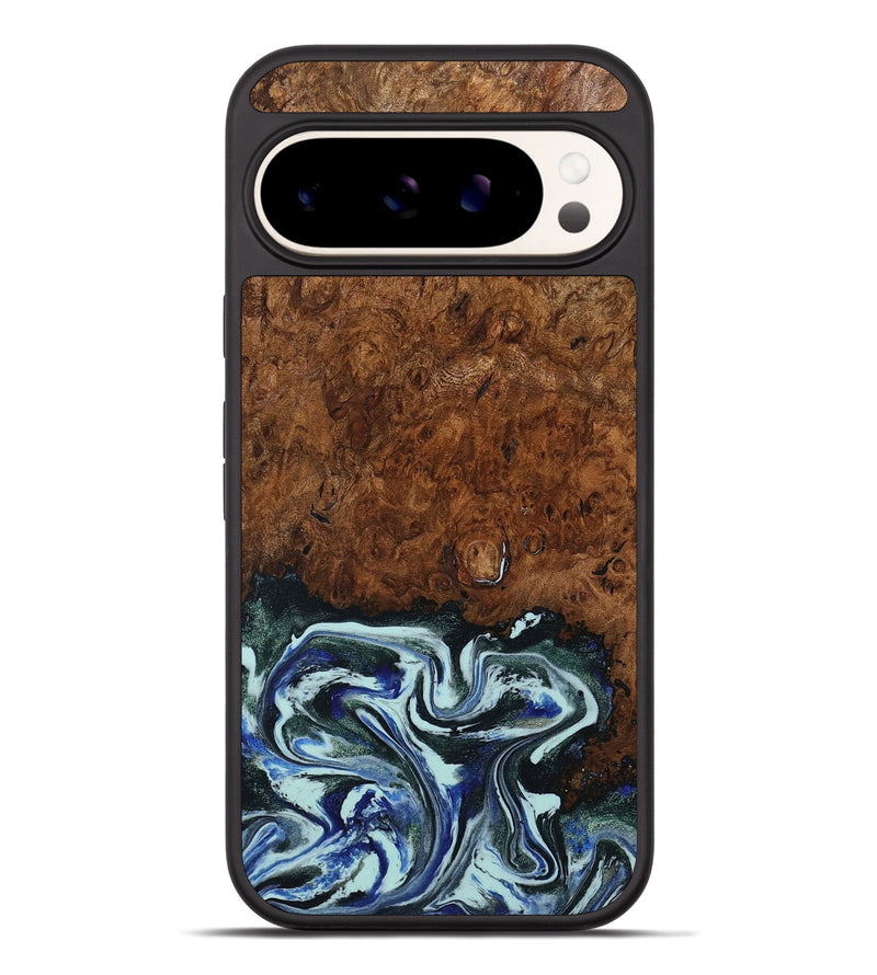 Pixel 9 Pro XL Wood Phone Case - Emmit (Blue, 794020)