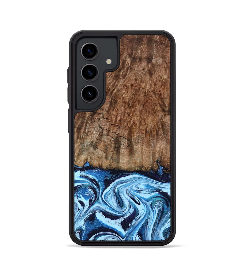 Galaxy S24 Wood Phone Case - Lorelei (Blue, 794030)