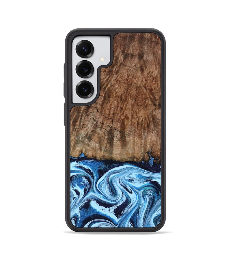 Galaxy S25 Wood Phone Case - Lorelei (Blue, 794030)