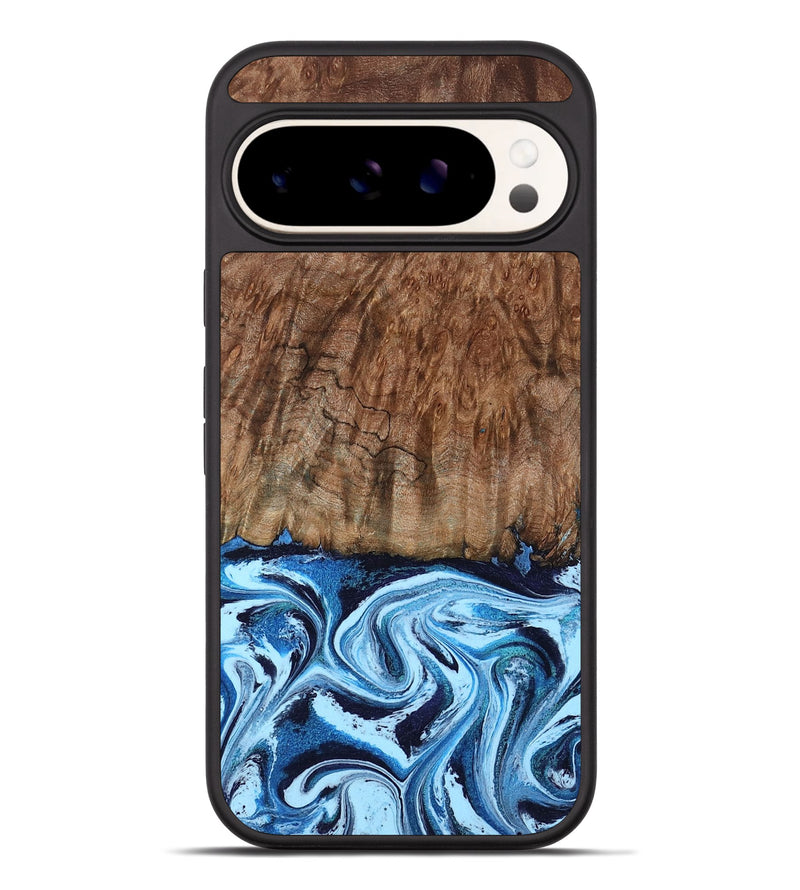 Pixel 9 Pro XL Wood Phone Case - Lorelei (Blue, 794030)