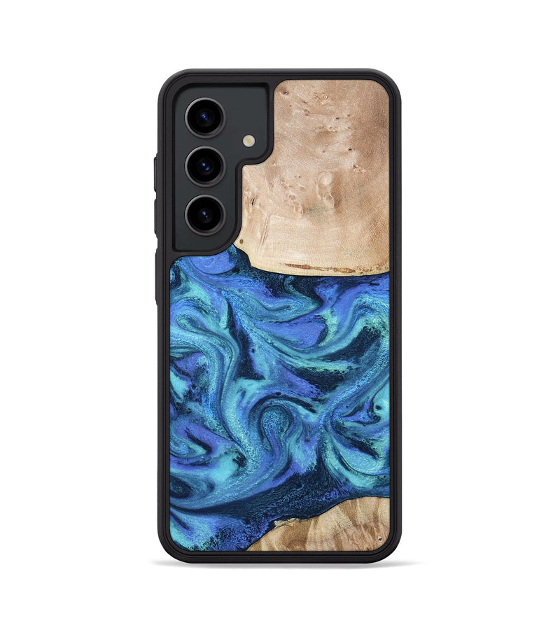 Galaxy S24 Wood Phone Case - Delmar (Blue, 794031)