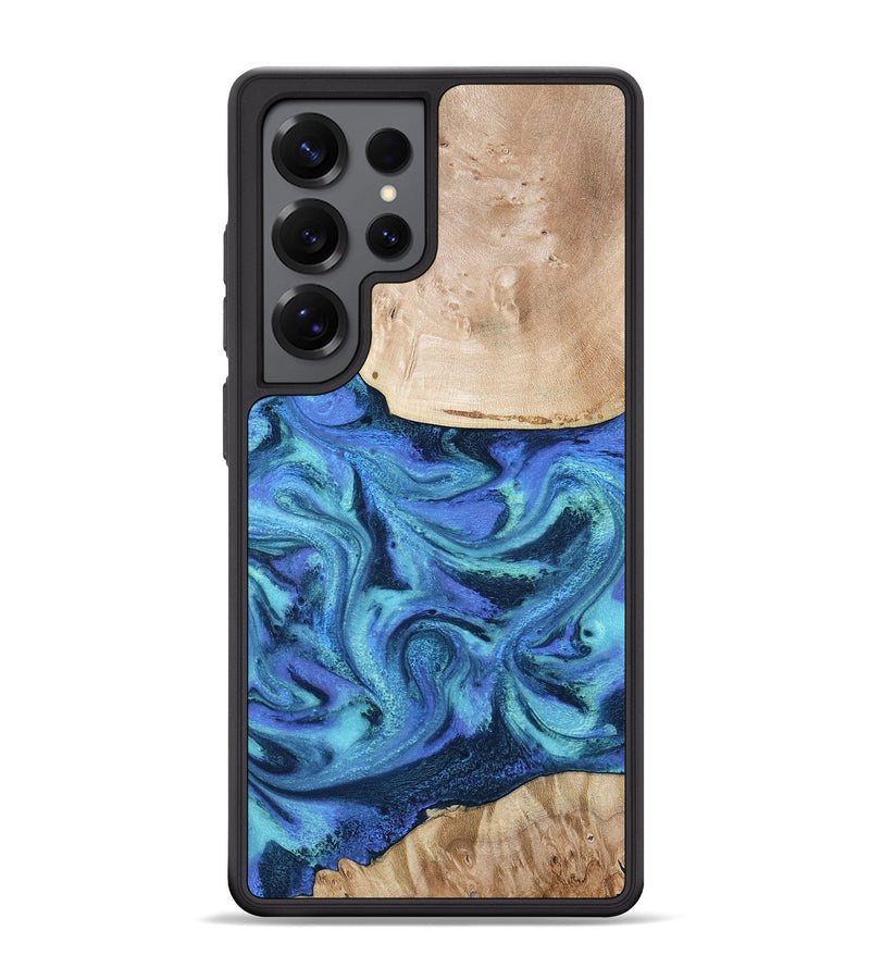 Galaxy S25 Ultra Wood Phone Case - Delmar (Blue, 794031)