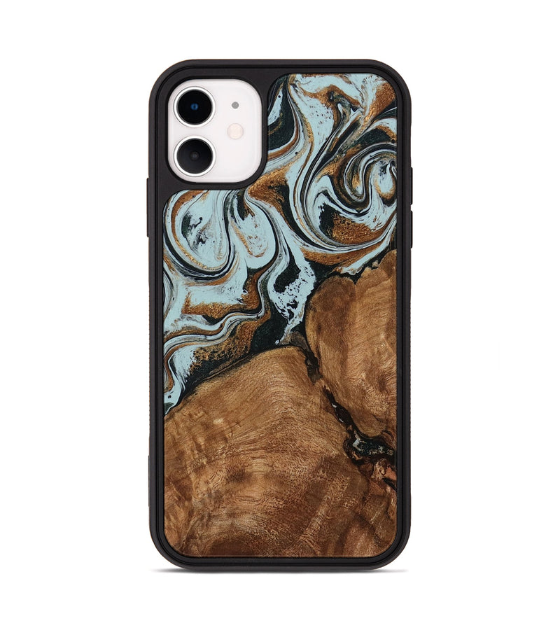iPhone 11 Wood Phone Case - Jorja (Green, 794041)