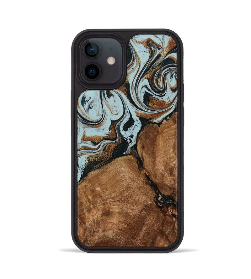 iPhone 12 Wood Phone Case - Jorja (Green, 794041)