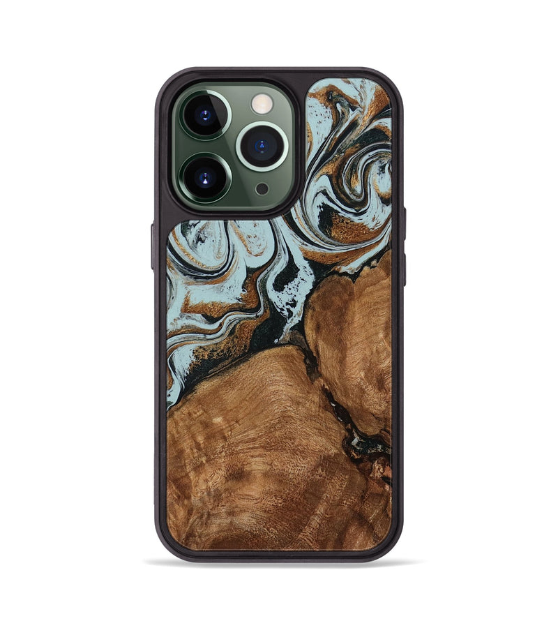 iPhone 13 Pro Wood Phone Case - Jorja (Green, 794041)