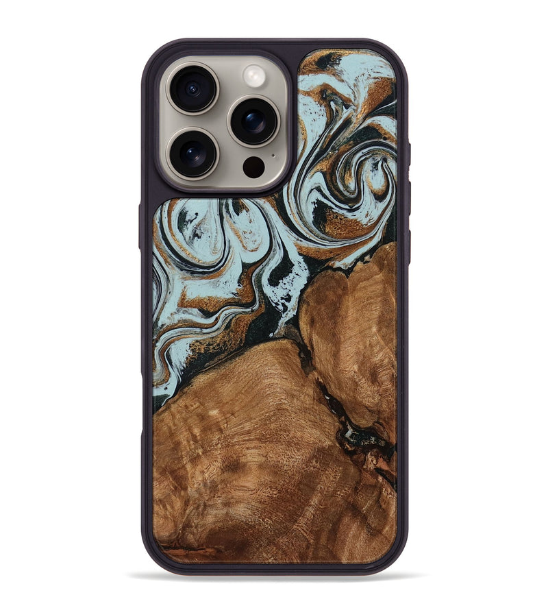 iPhone 16 Pro Max Wood Phone Case - Jorja (Green, 794041)