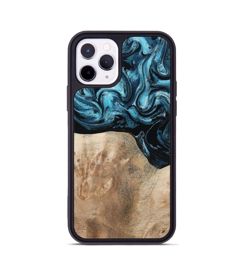iPhone 11 Pro Wood Phone Case - Elvis (Blue, 794046)
