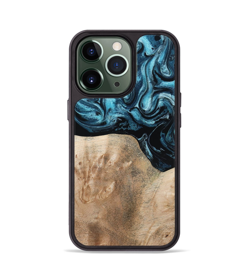 iPhone 13 Pro Wood Phone Case - Elvis (Blue, 794046)