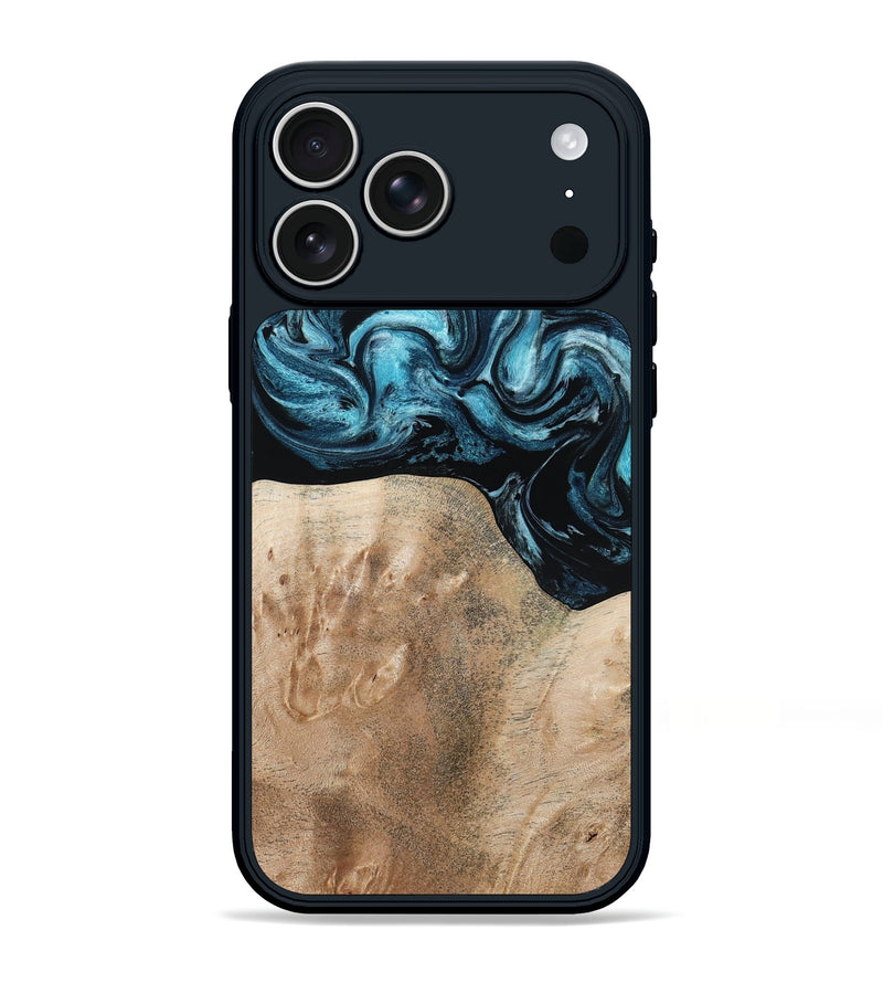iPhone 17 Pro Max Wood Phone Case - Elvis (Blue, 794046)