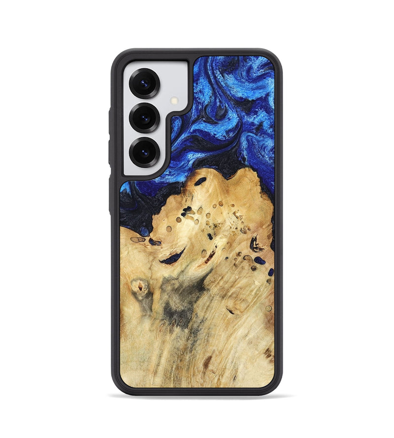 Galaxy S25 Wood Phone Case - Macie (Blue, 794048)