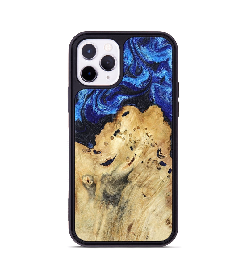 iPhone 11 Pro Wood Phone Case - Macie (Blue, 794048)