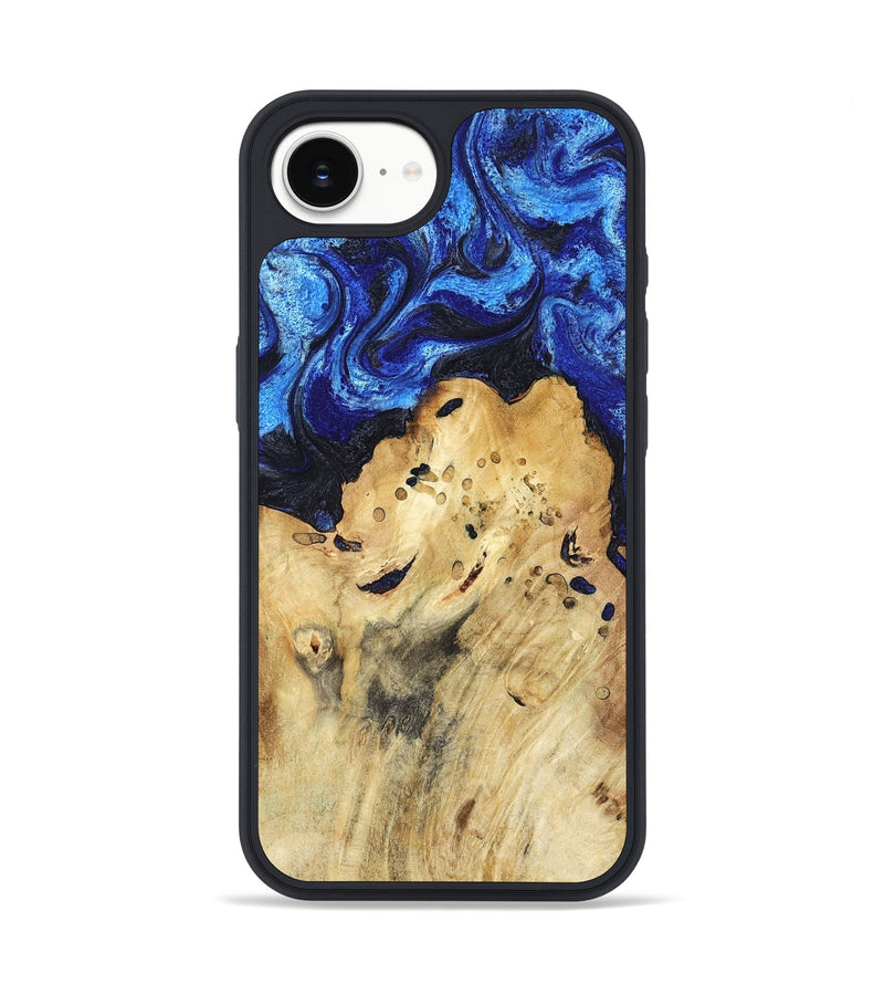 iPhone 16e Wood Phone Case - Macie (Blue, 794048)