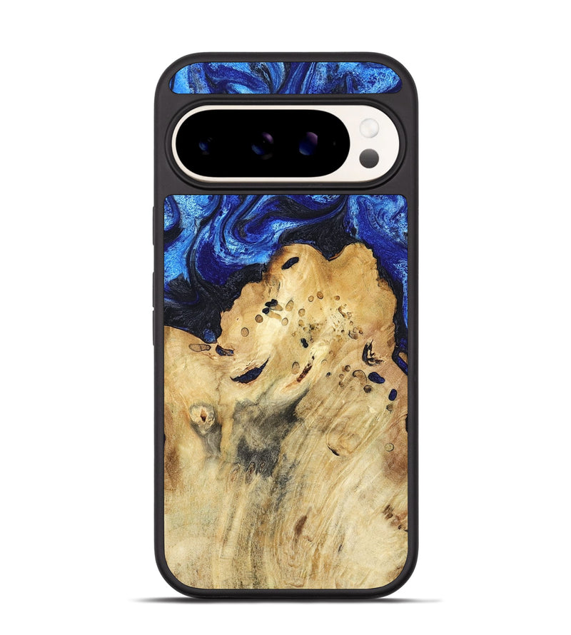 Pixel 9 Pro Wood Phone Case - Macie (Blue, 794048)