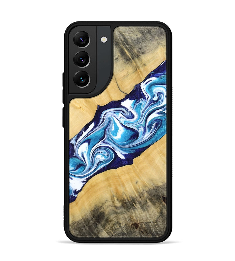 Galaxy S22 Plus Wood Phone Case - Martha (Blue, 794050)