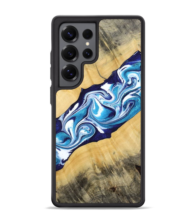 Galaxy S25 Ultra Wood Phone Case - Martha (Blue, 794050)