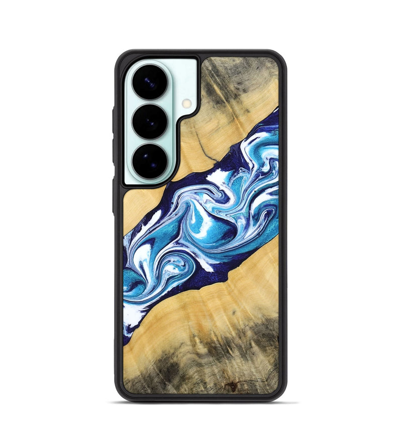 Galaxy S26 Wood Phone Case - Martha (Blue, 794050)