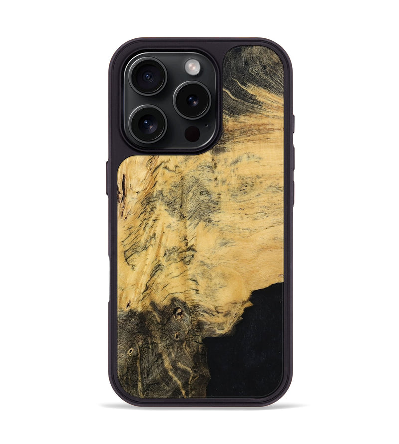 iPhone 16 Pro Wood Phone Case - Queenie (Wood Burl, 794059)
