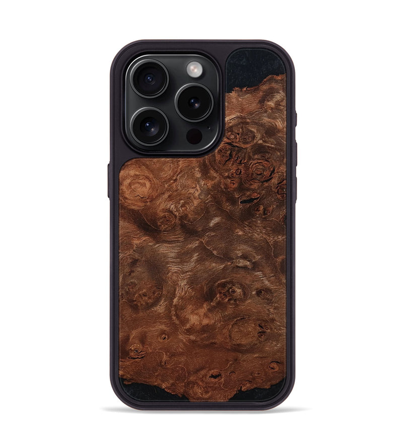 iPhone 15 Pro Wood Phone Case - Roseann (Wood Burl, 794062)
