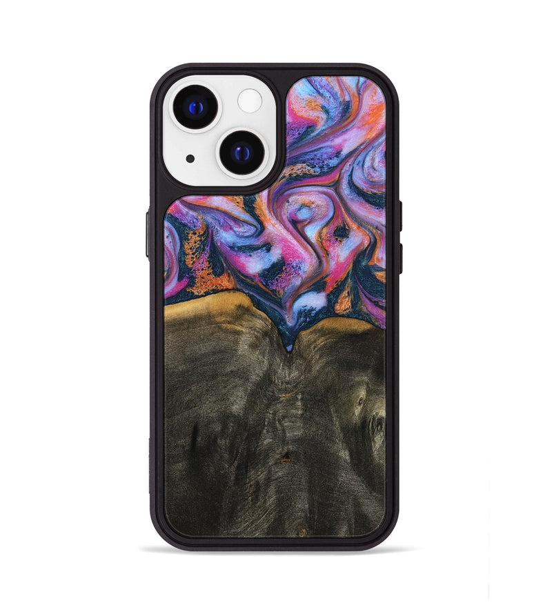 iPhone 13 Wood Phone Case - Tristan (Blue, 794067)