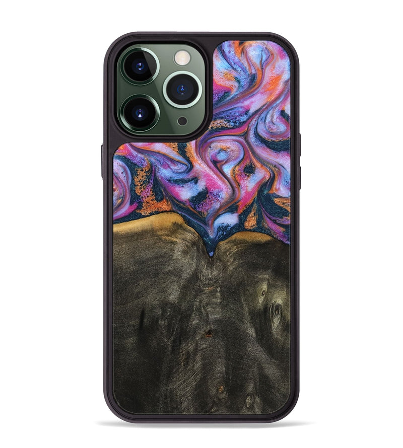 iPhone 13 Pro Max Wood Phone Case - Tristan (Blue, 794067)