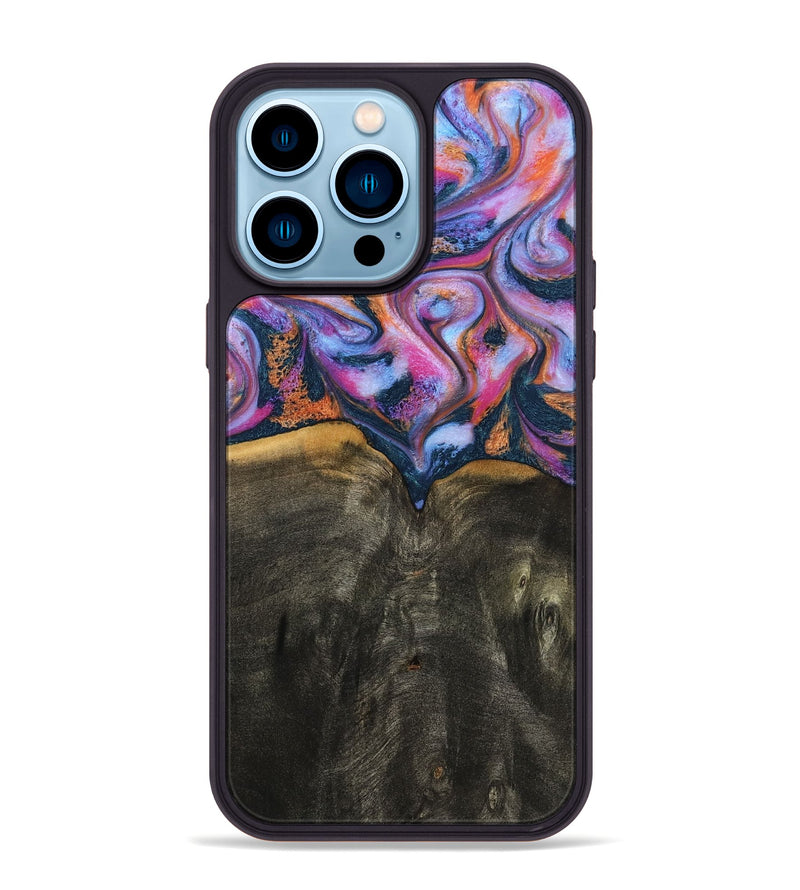 iPhone 14 Pro Max Wood Phone Case - Tristan (Blue, 794067)