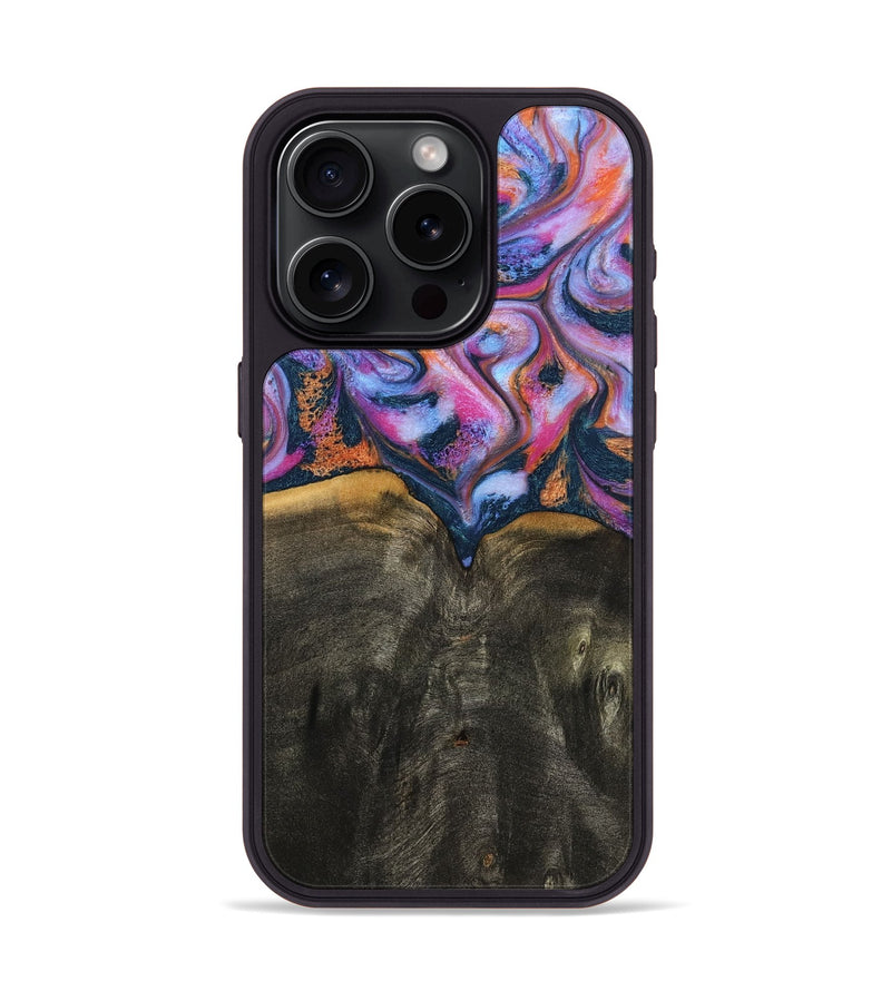 iPhone 15 Pro Wood Phone Case - Tristan (Blue, 794067)