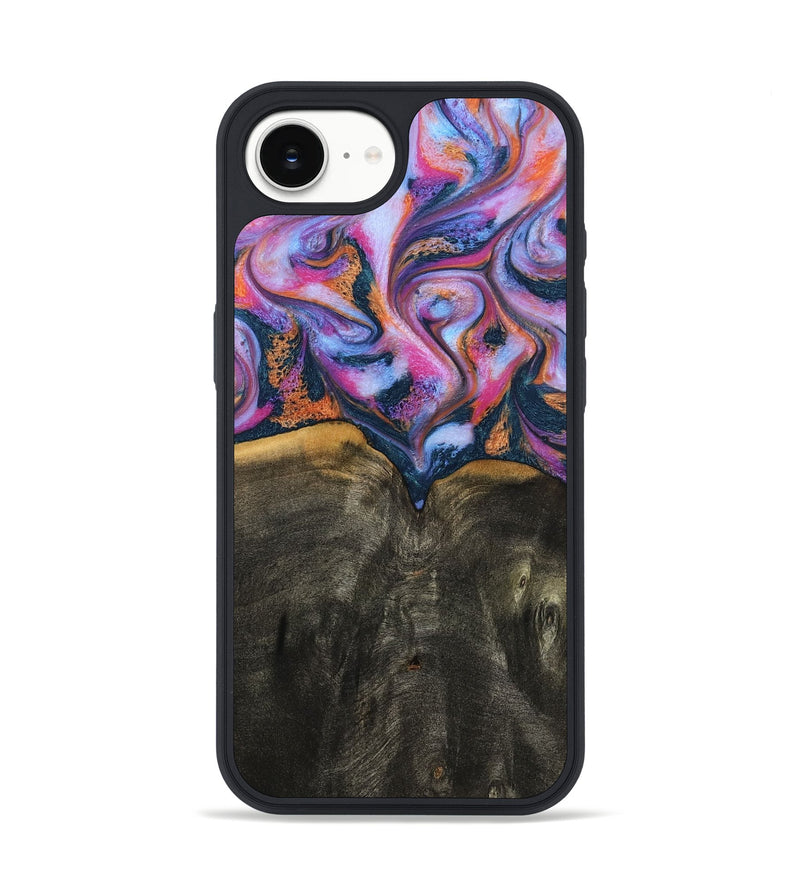 iPhone 16e Wood Phone Case - Tristan (Blue, 794067)