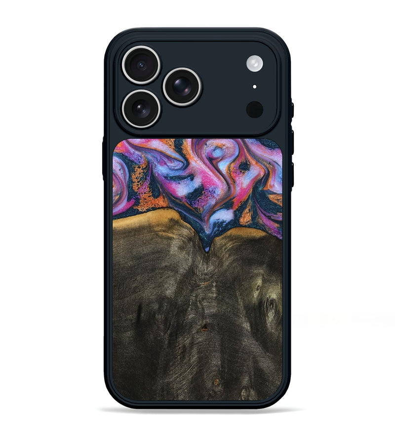 iPhone 17 Pro Max Wood Phone Case - Tristan (Blue, 794067)