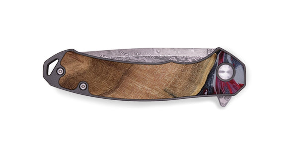 EDC Wood Pocket Knife - Bellamy (Red, 794074)